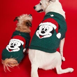NWT Old Navy x Disney Mickey Mouse Cozy Sweater for Pets - Size Small